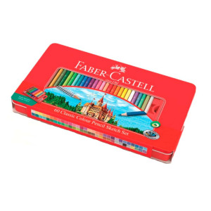 Набор 36 цветных карандаша в пенале Замок, Faber-Castell. Photo 2