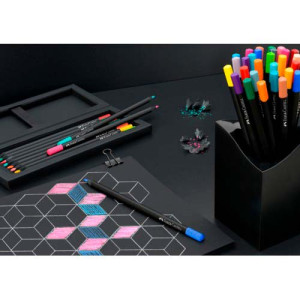 Набір 36 кольорових олівців Black Edition у пеналі, Faber-Castell. Photo 3