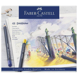 Набір 48 кольорових олівців Goldfaber, Faber-Castell. Photo 2