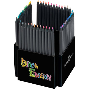 Набор 50 цветных карандашей Black Edition, Faber-Castell. Photo 2