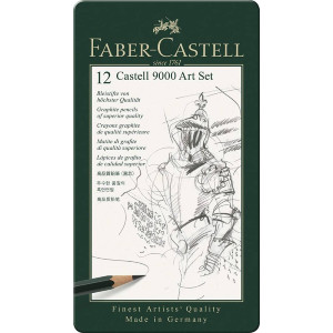 Набір графітних олівців 12 штук C9000 2H-8B, Faber-Castell. Photo 2