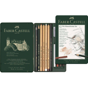 Набір олівців Monochrome 12 предметів, Faber-Castell