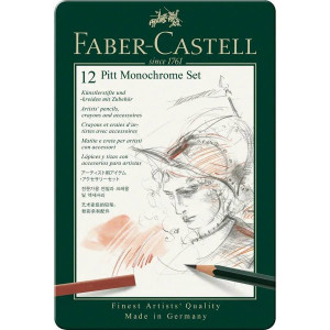 Набір олівців Monochrome 12 предметів, Faber-Castell. Photo 2