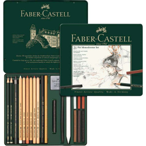 Набор карандашей Monochrome 21 предмет, Faber-Castell