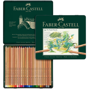 Набір пастельних олівців 24 кольори, Faber-Castell