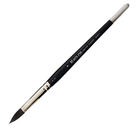 Пензель білка Classic 3049R № 9 круглий, Kolos  