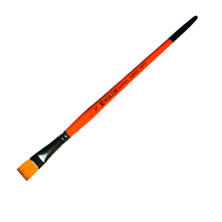 Пензель плоский № 12 Carrot 1097F, Kolos