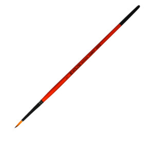 Кисть круглая № 1 Carrot 1097R синтетика, Kolos