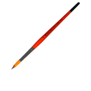Пензель круглий № 10 Carrot 1097R синтетика, Kolos