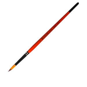 Пензель круглий № 6 Carrot 1097R синтетика, Kolos