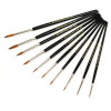 Пензель колонок Classic 3007R № 3 круглий, Kolos