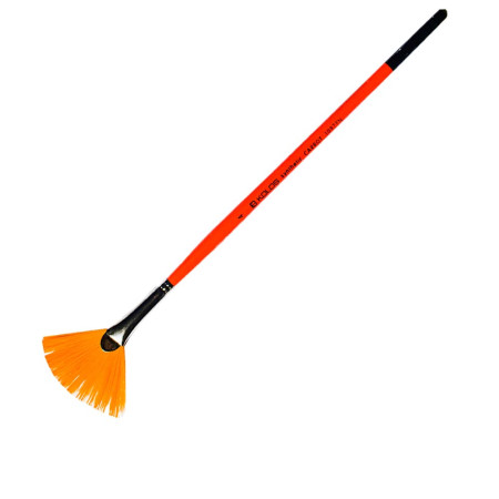Пензель віяловий № 4 Carrot 1097FN, Kolos  