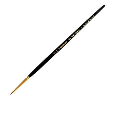 Пензель колонок Rembrandt 100 № 1 круглий, Royal Talens 