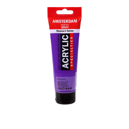 Фарба акрилова Amsterdam Фіолетовий металік 835 