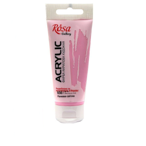 Краска акриловая Rosa Gallery 60мл Розовая светлая 656