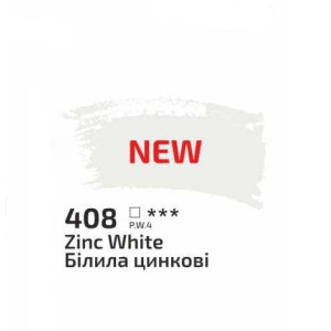 Фарба акрилова Rosa Studio 75мл Білила цинкові 408. Photo 2