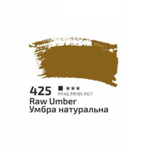 Краска акриловая Rosa Studio 400мл Умбра натуральная 425. Photo 2