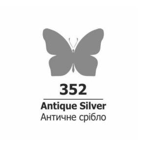 Акрил для декору 75мл Античне срібло 352, Rosa Talent. Photo 2