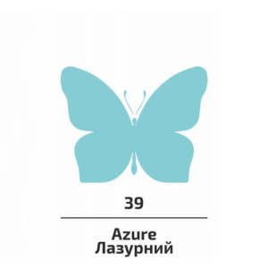 Акрил для декору 75мл Лазурний 39, Rosa Talent. Photo 2