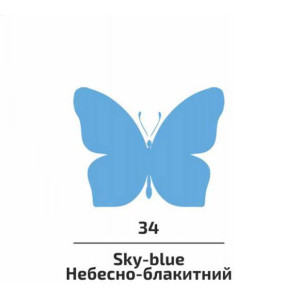 Акрил для декору 75мл Небесно-блакитний 34, Rosa Talent. Photo 2