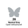Акрил 75мл Сірий нейтральний 26, Rosa Talent
