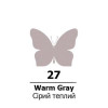 Акрил 75мл Сірий теплий 27, Rosa Talent