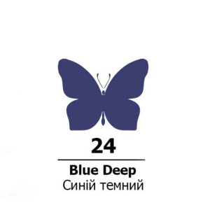Акрил для декору 75мл Синій темний 24, Rosa Talent. Photo 2