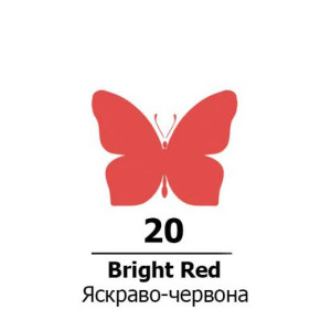 Акрил для декора 75мл Ярко-красный 20, Rosa Talent. Photo 2