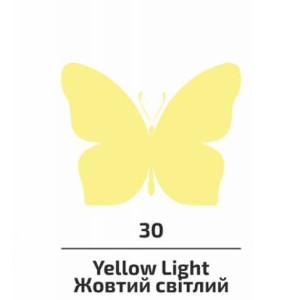 Акрил для декору 75мл Жовтий світлий 30, Rosa Talent. Photo 2