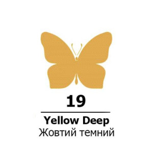 Акрил для декору 75мл Жовтий темний 19, Rosa Talent. Photo 2
