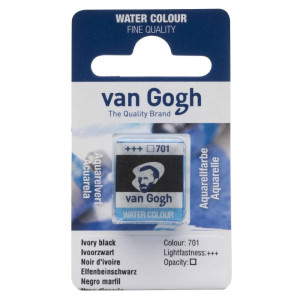 Акварель Van Gogh Черная слоновая кость 701 в кювете, Royal Talens