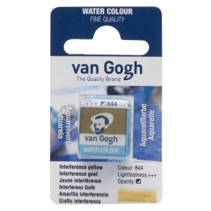 Акварель Van Gogh Інтерферентний жовтий 844 у кюветі, Royal Talens
