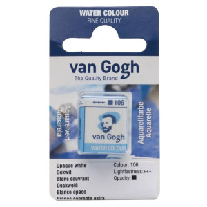 Акварель Van Gogh Непрозорий білий 106 у кюветі, Royal Talens