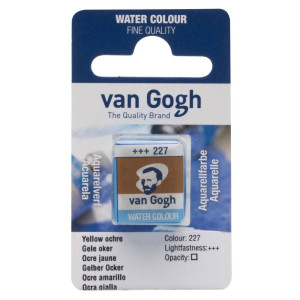 Акварель Van Gogh Охра жовта 227 у кюветі, Royal Talens