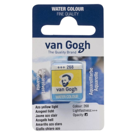 Акварель в кюветі Жовтий світлий 268, Van Gogh