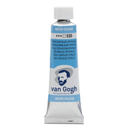 Акварель в тубі Церулеум блакитний ФЦ 535, Van Gogh
