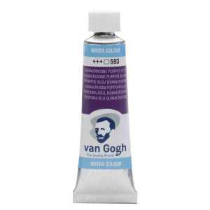 Акварель Van Gogh Хінакрідон фіолетово-синій 593 у тубі, Royal Talens