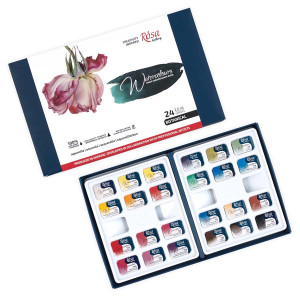 Набор акварели Botanical 24 кюветы, Rosa Gallery. Photo 2