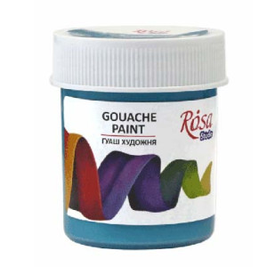 Гуашь 40мл Бирюзовая 917, Rosa Studio
