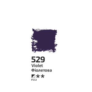 Фарба олійна 529 Фіолетова 100мл, Rosa Studio. Photo 2