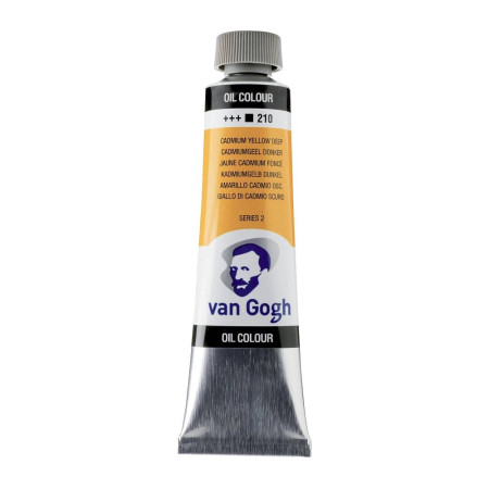 Фарба олійна 210 Кадмій жовтий темний 40мл Van Gogh