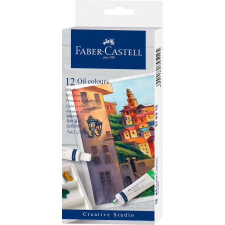 Фарби олійні 12х9мл, Faber-Castell