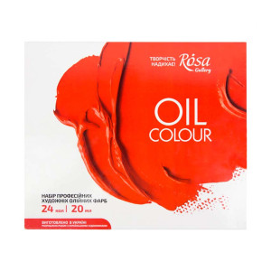 Набор масляных красок 24х20мл, Rosa Gallery