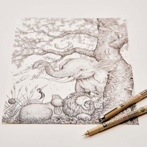 Лінер Pigma Micron 03 чорний, Sakura. Photo 3