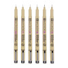 Набір 7шт Sakura Pigma Micron і Pigma Brush 