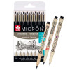Набір 8шт Sakura Pigma Micron, Brush і PN