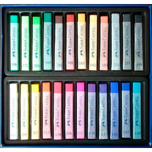 Пастель у наборі 24 кольори 70мм Soft, Faber-Castell. Photo 3