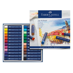 Пастель у наборі 24 кольори Oil, Faber-Castell
