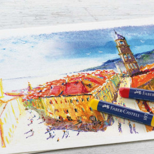 Пастель у наборі 36 кольорів Oil, Faber-Castell. Photo 2