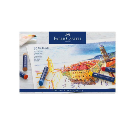 Набір пастелі 36 кольорів Oil, Faber-Castell